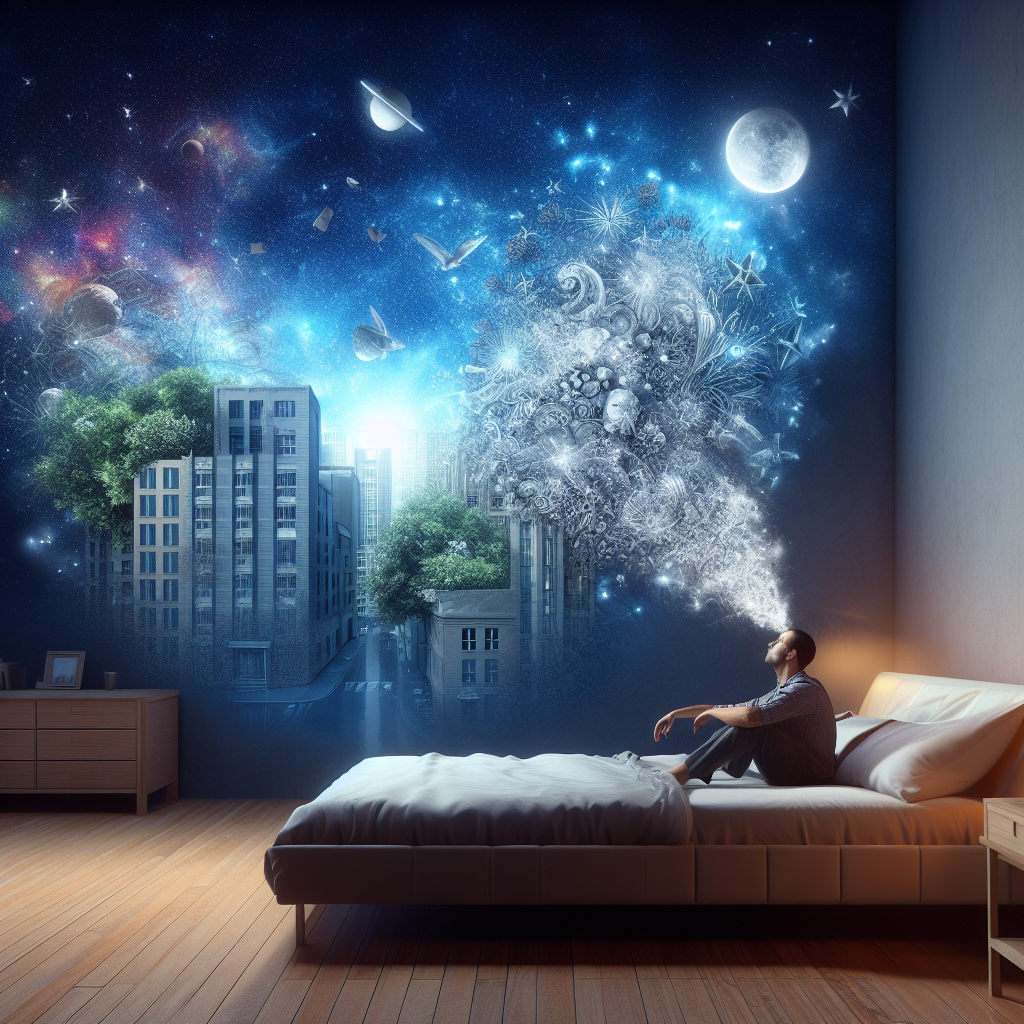 La visualisation, un allié pour un sommeil réparateur. Image@Microsoft Designer