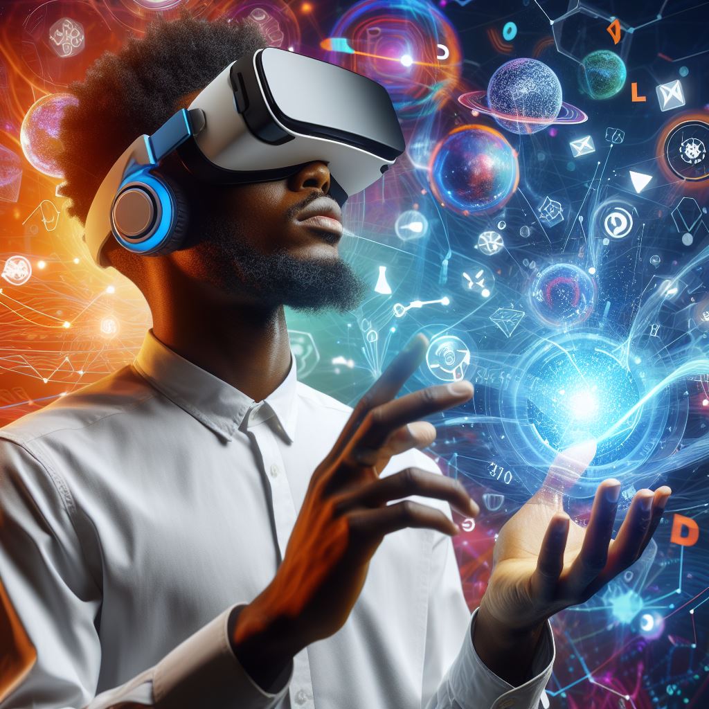 Et si ça s'apparentait à regarder la vie comme si on avait un casque sur les yeux. Image@MicrosoftDesigner