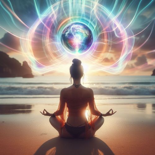 La méditation est une bulle de sérénité. Image@MicrosoftDesigner