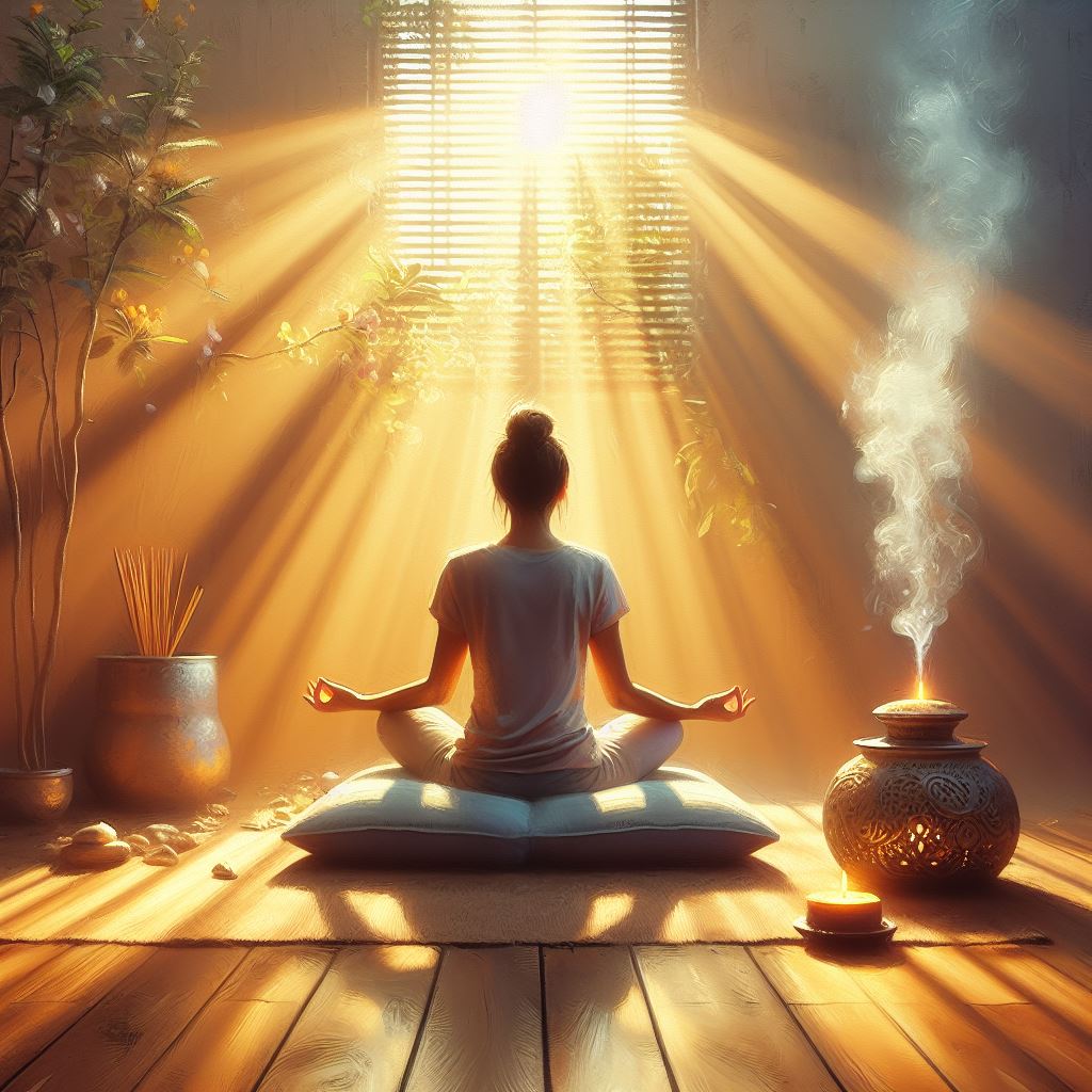 Méditation sans stress en appliquant les astuces