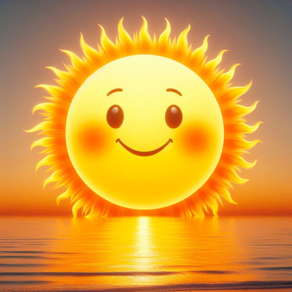 Le soleil comme symbole d'une vie épanouissante, pleine de positivité.