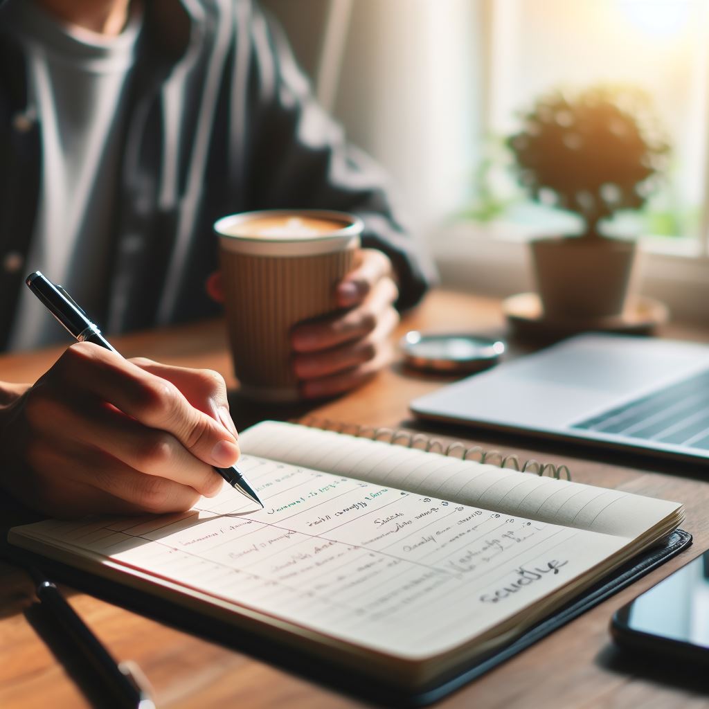 Écrire ses pensées dans un journal permet de prendre du recul et de mieux les apprécier.