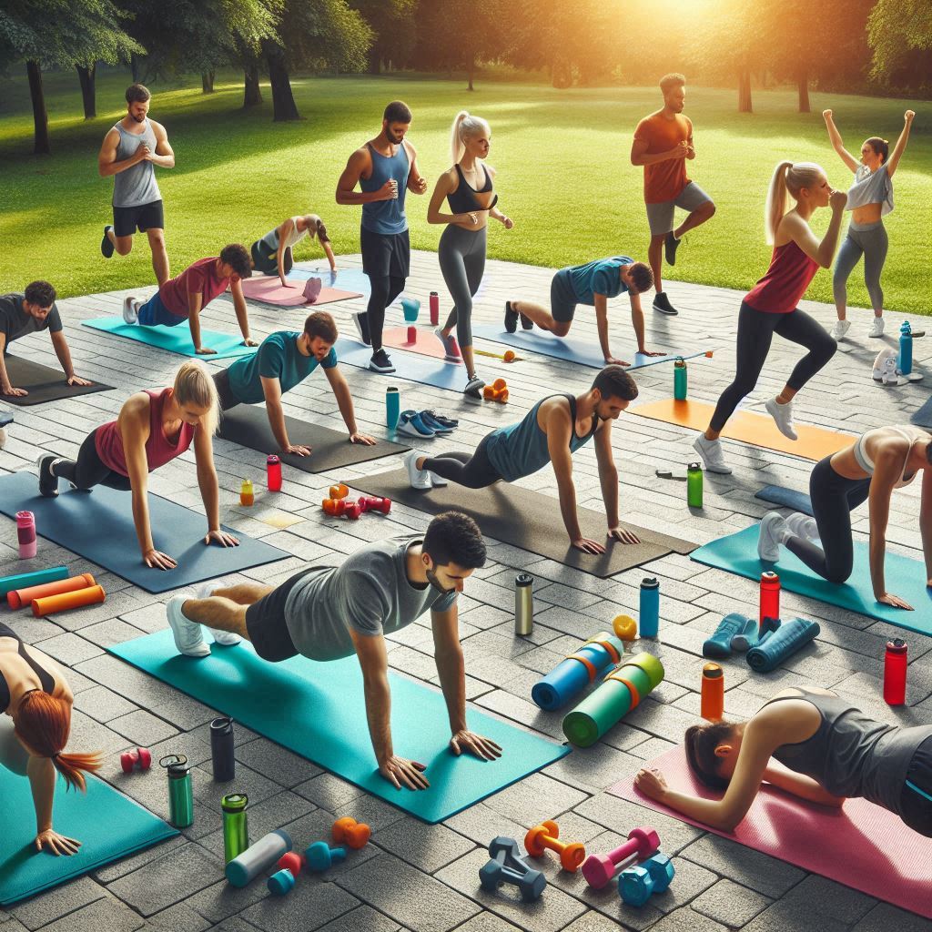 Faire du sport vous permet de sécréter des endorphines et de calmer ainsi son esprit. Image@AI.