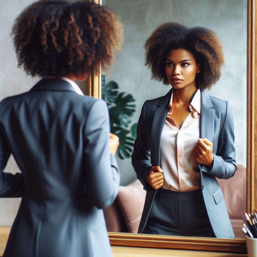 
Pour faire de tes rêves une réalité, affirmes tes rêves devant le miroir comme s'ils étaient déjà réalisés. Image@AI