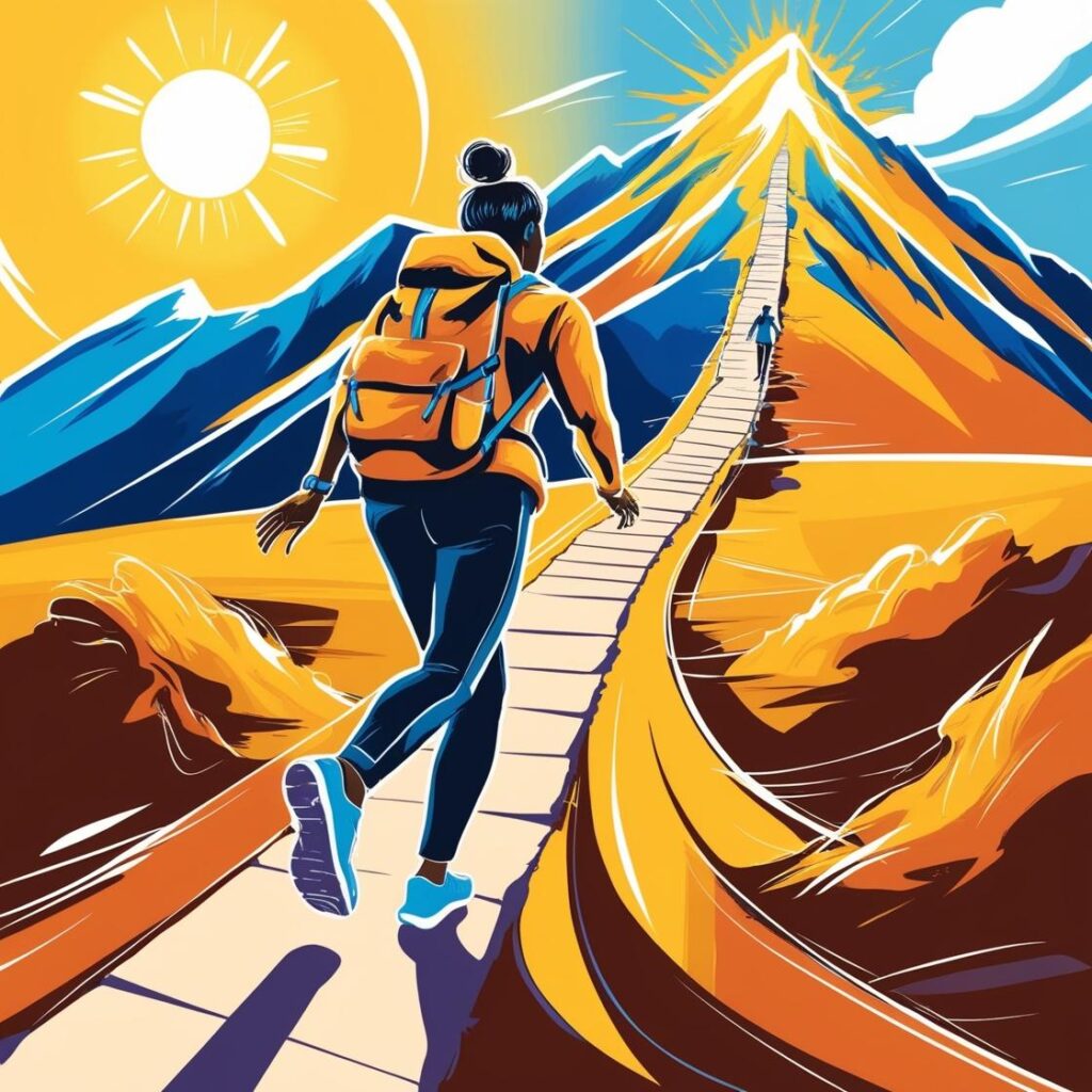 Ce n'est pas la destination qui compte, c'est le chemin. Image@AI