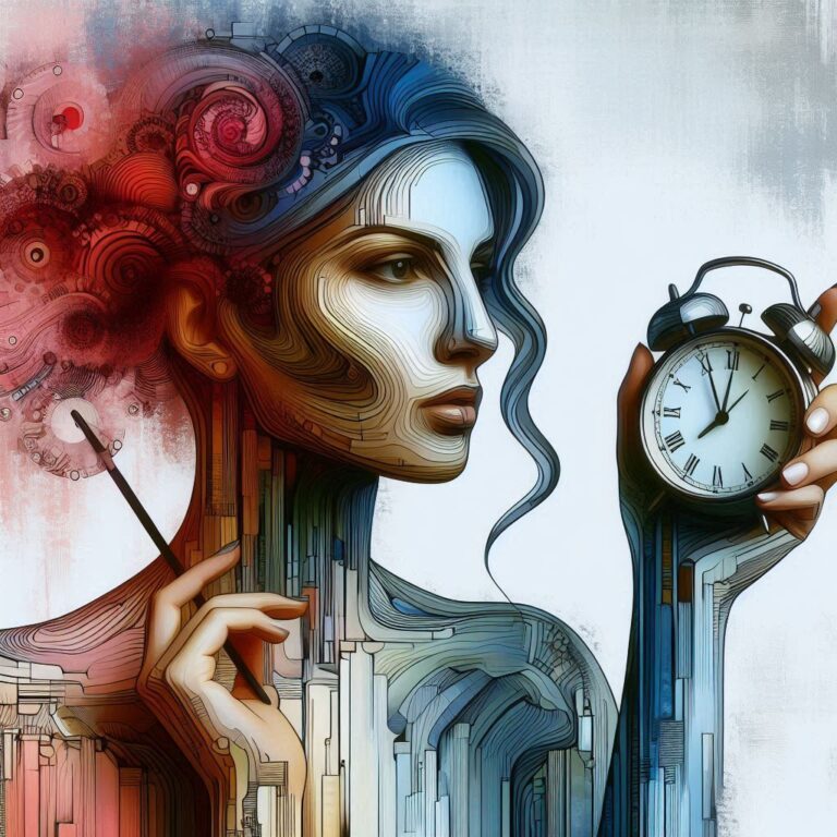 L'autodiscipline, image abstraite, ImageAI