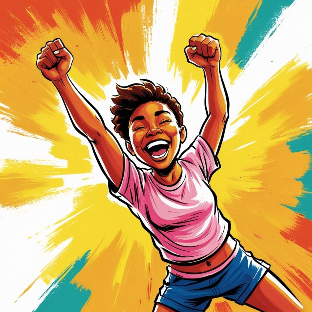 Une victoire est toujours positive car elle génère de la dopamine, l'hormone du bonheur. Image@AI